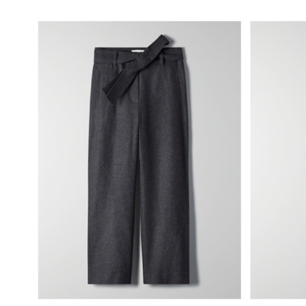 Aritzia (Wilfred) Charcoal Gray Trousers